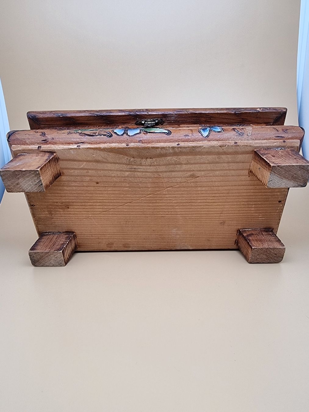 Portagioie: Holzkästchen, handbemalt, Vintage Schmuckschatulle – Usato da Helgisried venduto da zuegli.24 6