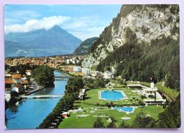 Interlaken, Strandbad mit Niesen