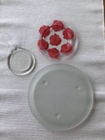 Kerzenuntersetzer Glas
