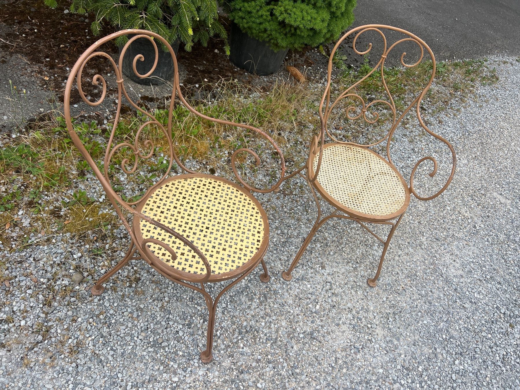 Sedie: Antike Art Deco Gartenstühle – Usato da Otelfingen venduto da Yossi-68 1