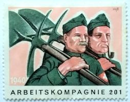 Soldatenmarke 2.WK, Arbeits Kompanie 201, Wi HD-Arb 7