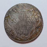 1/2 Taler 1758 Zürich HMZ 2-1165zz
