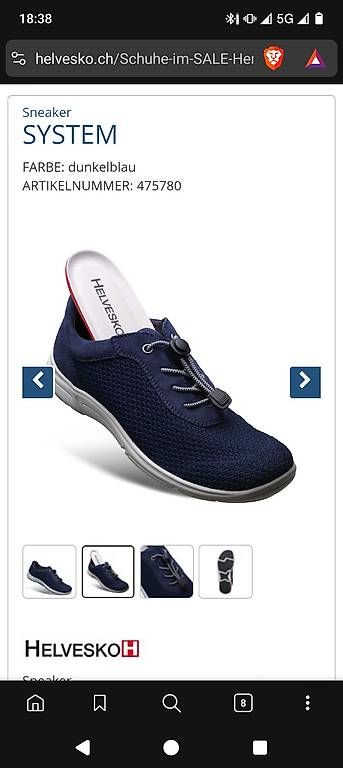 Scarpe da uomo: HELVESKO Sneaker Sommer – Usato da Schlieren venduto da Conex7000 1