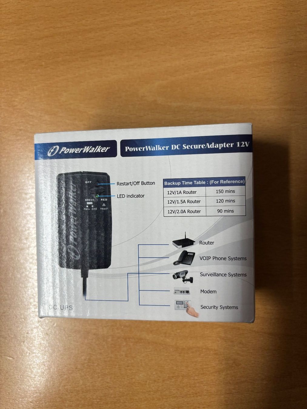 Unità & Adattatore: Power Walker DC Secure Adapter 12V (ungebraucht) – Nuovo (secondo la descrizione) da Kleinandelfingen venduto da Baba23