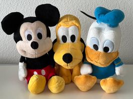 Disney Mickey Pluto Donald Kuscheltiere Set Plüsch
