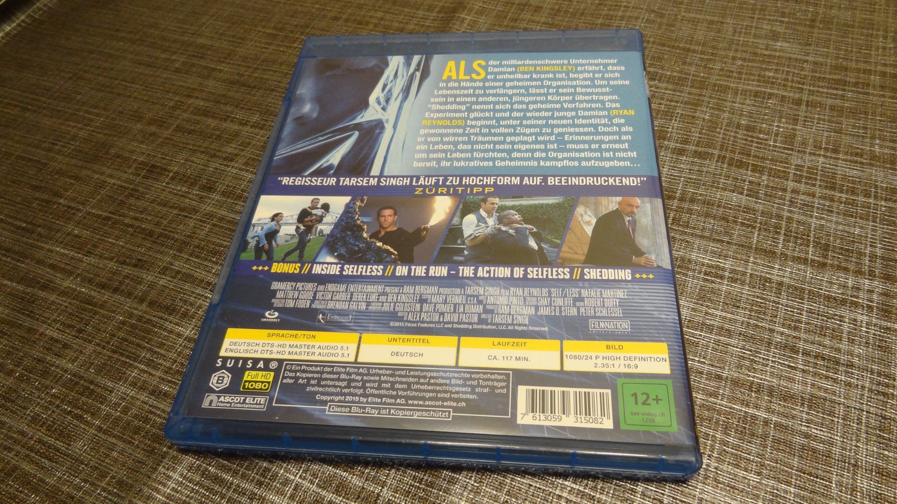 Alle DVDs: Self / Less - Der Fremde in mir BLU-RAY – Gebraucht aus Olten von Disc-Verkauf 2