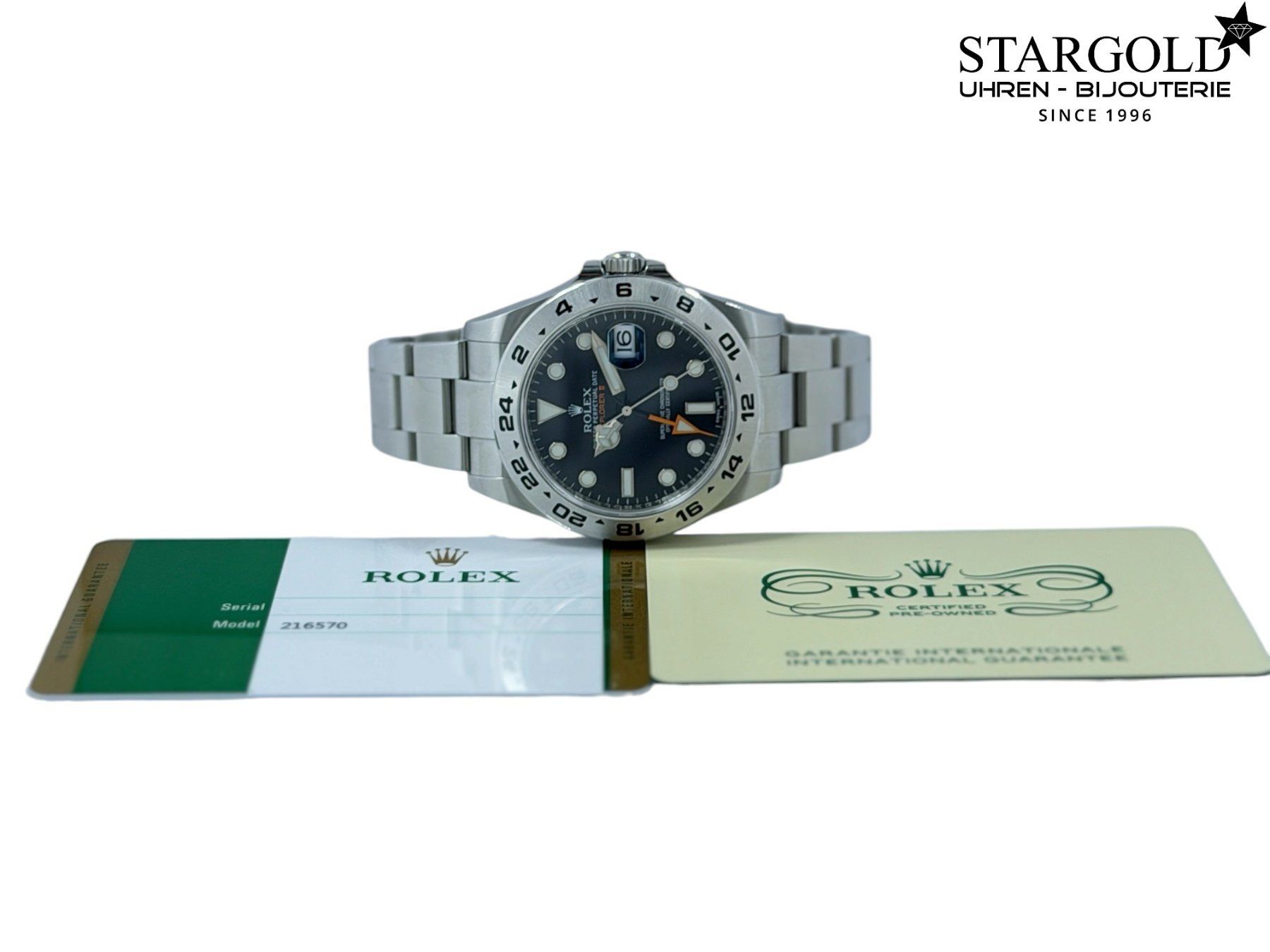 Rolex Orologi: Rolex Explorer II - 216570 – Usato da Zürich venduto da Stargold-Uhren 1