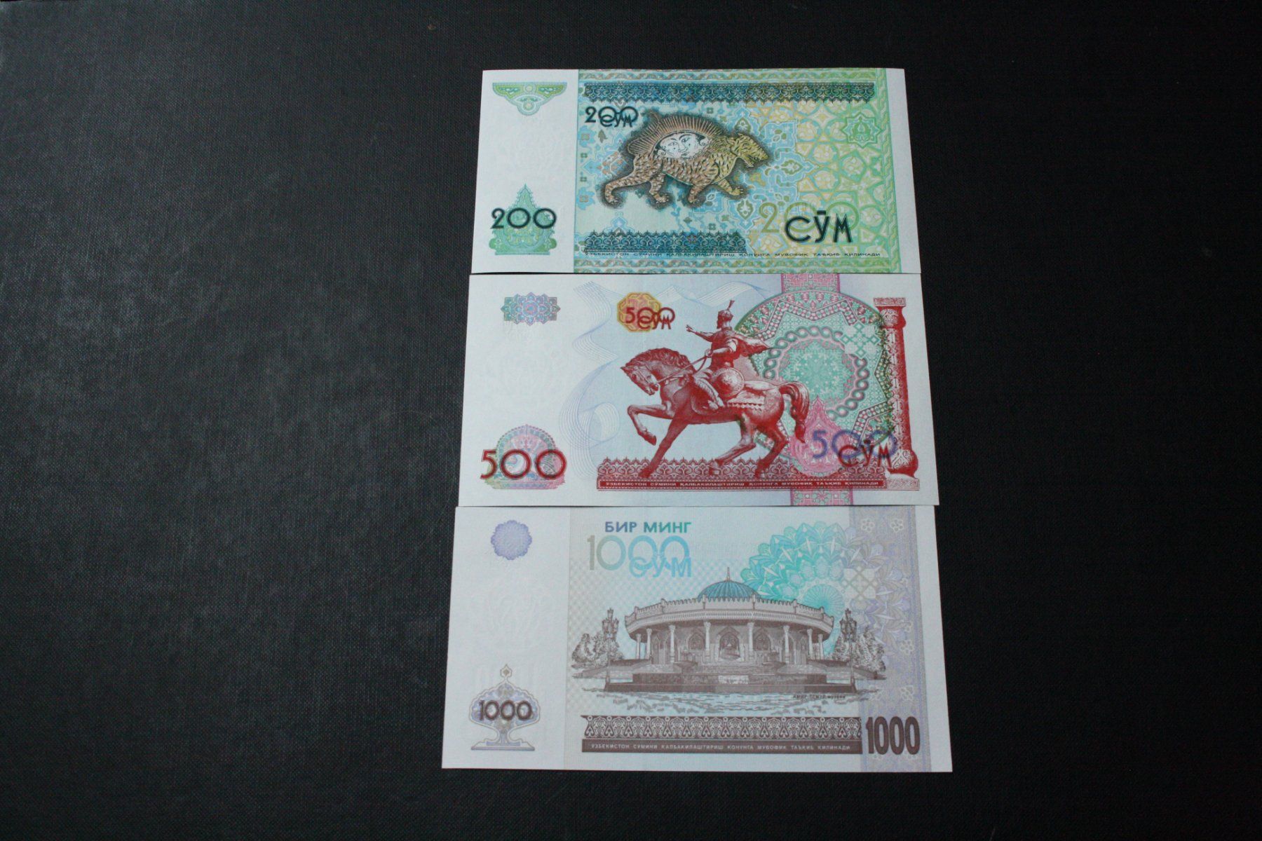 Banconote: Serie UNC Ousbekistan – Usato da Cormondrèche venduto da Hermes.monnaies 1