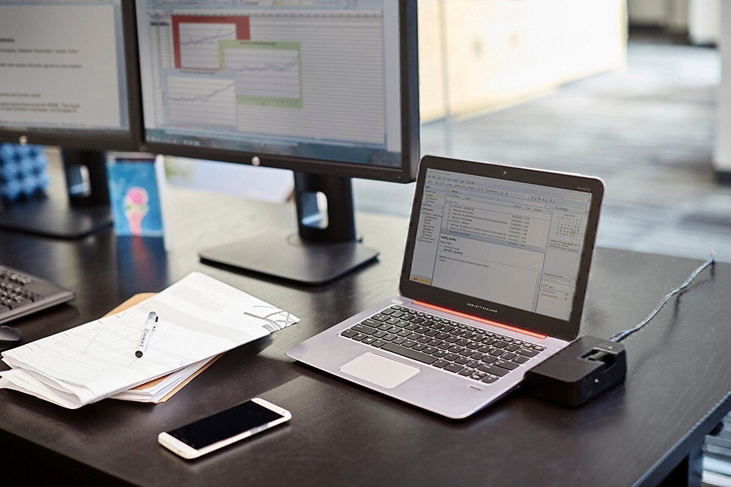 Hewlett Packard Notebook: HP UltraSlim Notebook Dockingstation – Nuovo e nell'imballaggio originale da Grafstal venduto da Brubus 2