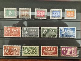CH PAX - SBK 262/74 postfrisch ** - SOMMERANGEBOT