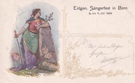Bern  BE  -  HELVETIA  /  Eidg. Sängerfest um  1 8 9 9