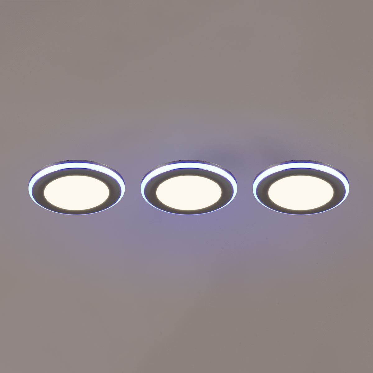 Lampade: LED Einbauleuchten, 3er Set, 8 cm Ø – Nuovo (secondo la descrizione) da Kreuzlingen venduto da Smart-Light 4