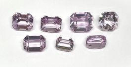 Lot 50.47 ct 7x Kunzites (N°32) - Valeur 5'000.- Fr.