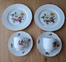 Edel Kaiser Teller&Tassen Set 6-teilig, Handarbeit,neuwertig