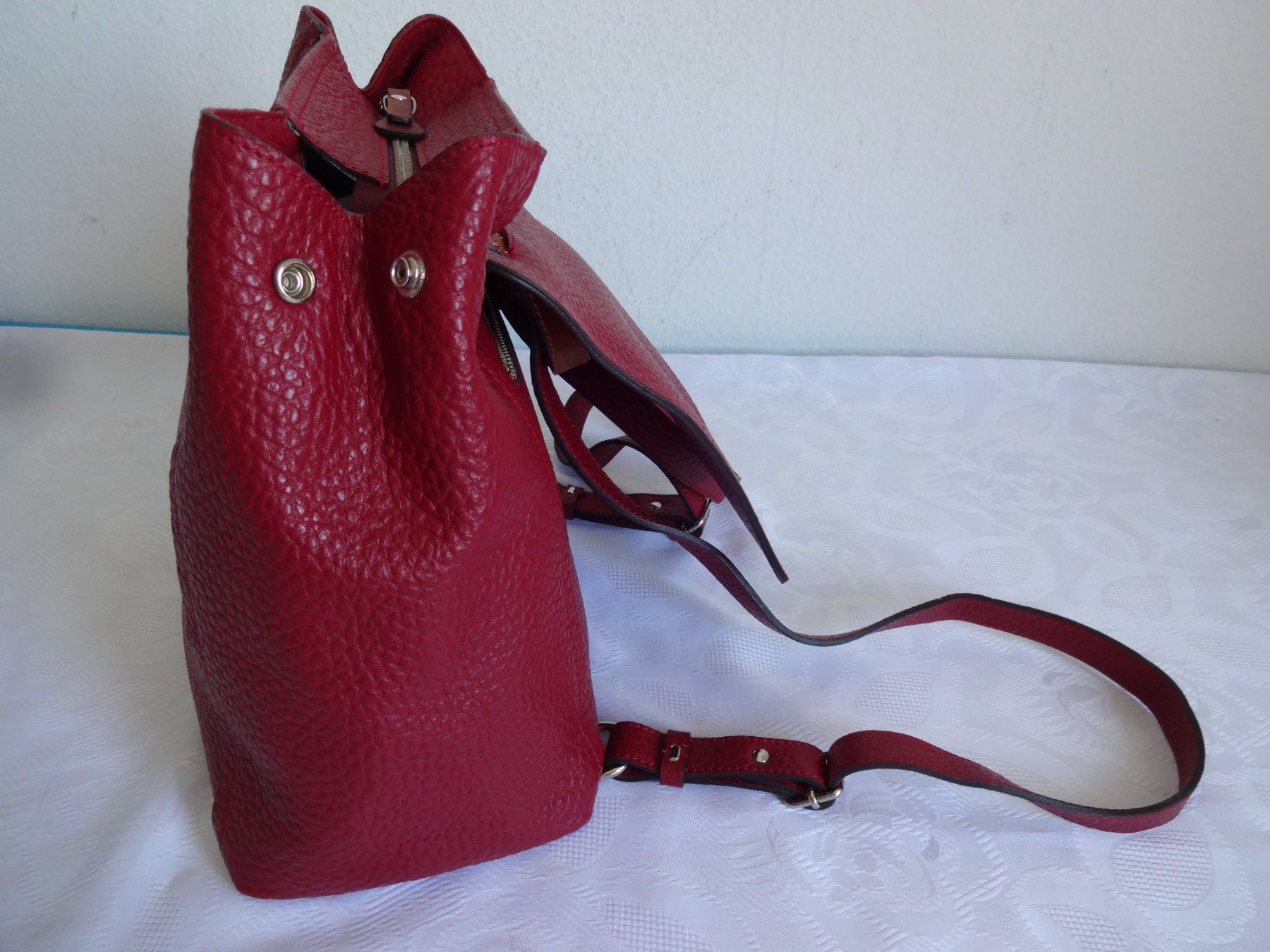 Zaini: Orig." 07 14 "Echt Leder Rucksack – Usato da Frauenfeld venduto da Reyy58 1