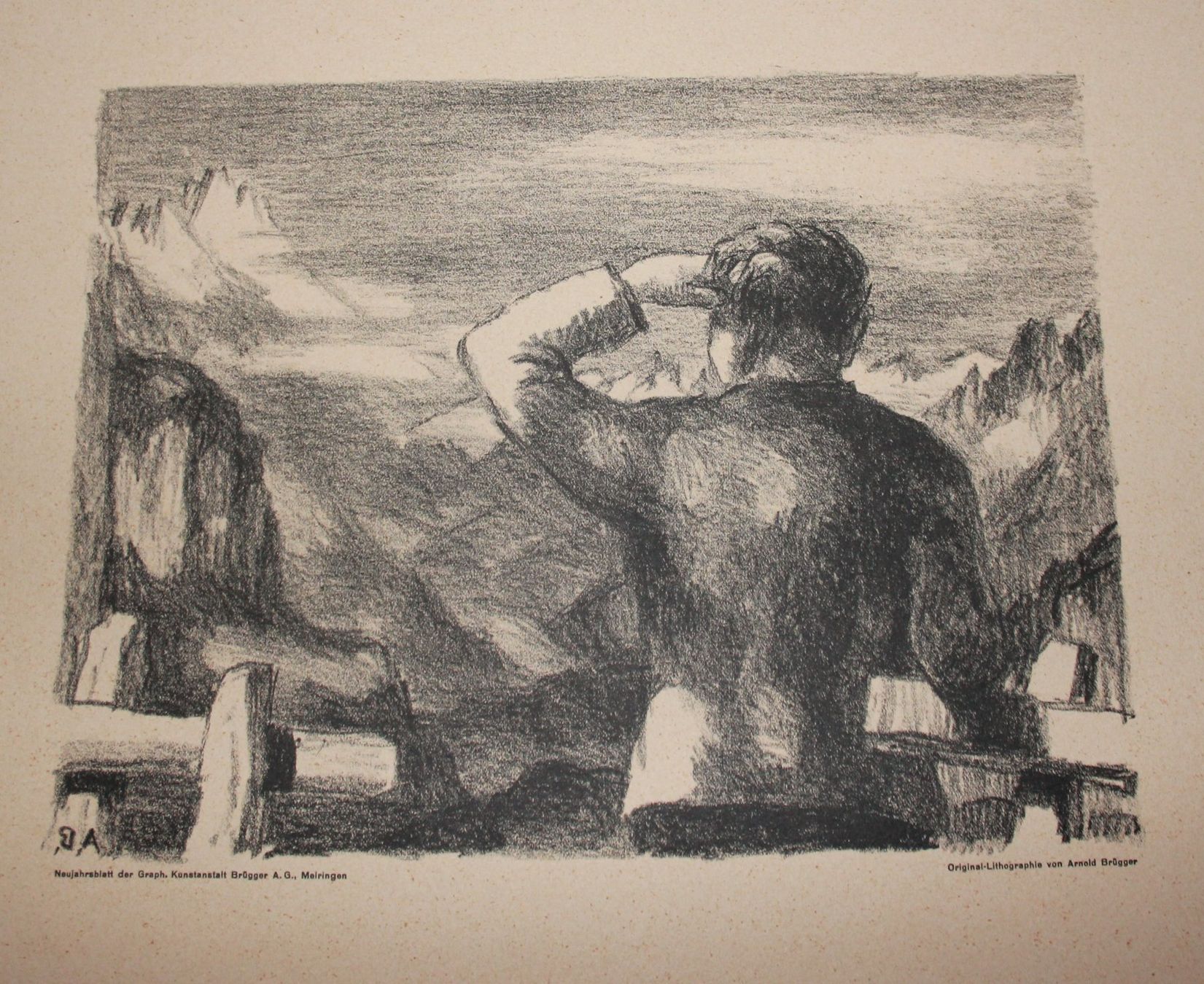 Arts picturaux & lithographies: Arnold Brügger 6 Lithographien – D'occasion à Basel par Upps_23 1