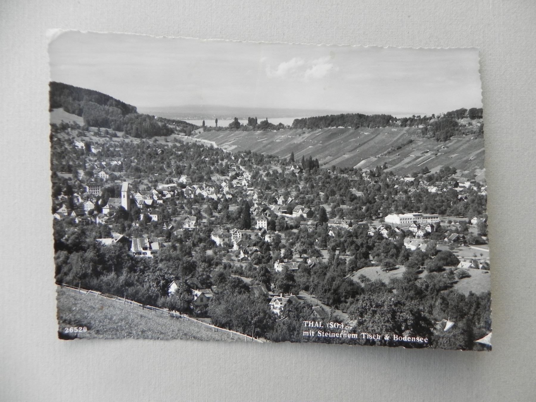 Cartoline postali: Ansichtskarte Thal St.Gallen SG 1960 – Usato da Siebnen venduto da krimsie