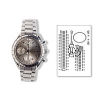 Schutzfolie für Omega Speedmaster Triple Date 3523.30.00