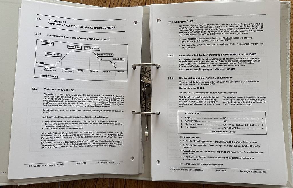 Ordner: Ordner Fliegerische Basisausbildung  – Gebraucht aus Glattfelden von C750 1