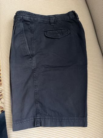 Navy blu 100% cotton shorts