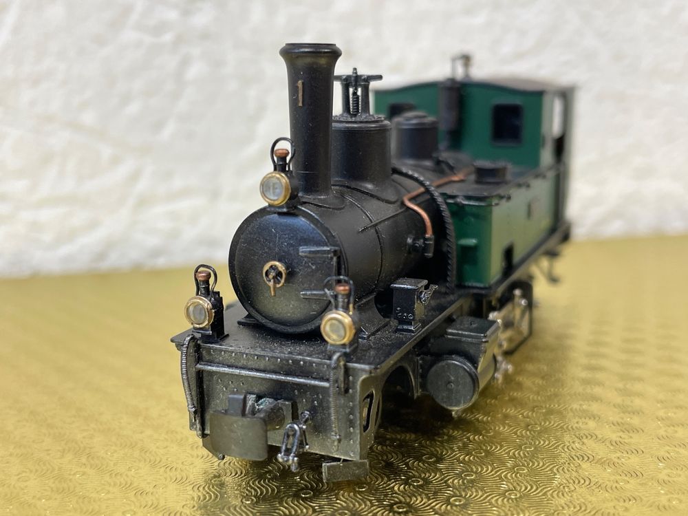 Locomotive Ferro Suisse H0m – RhB G 3/4 – Laiton – Époque II – Occasion