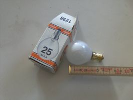 Glühbirne E14 25W 230V silica Osram