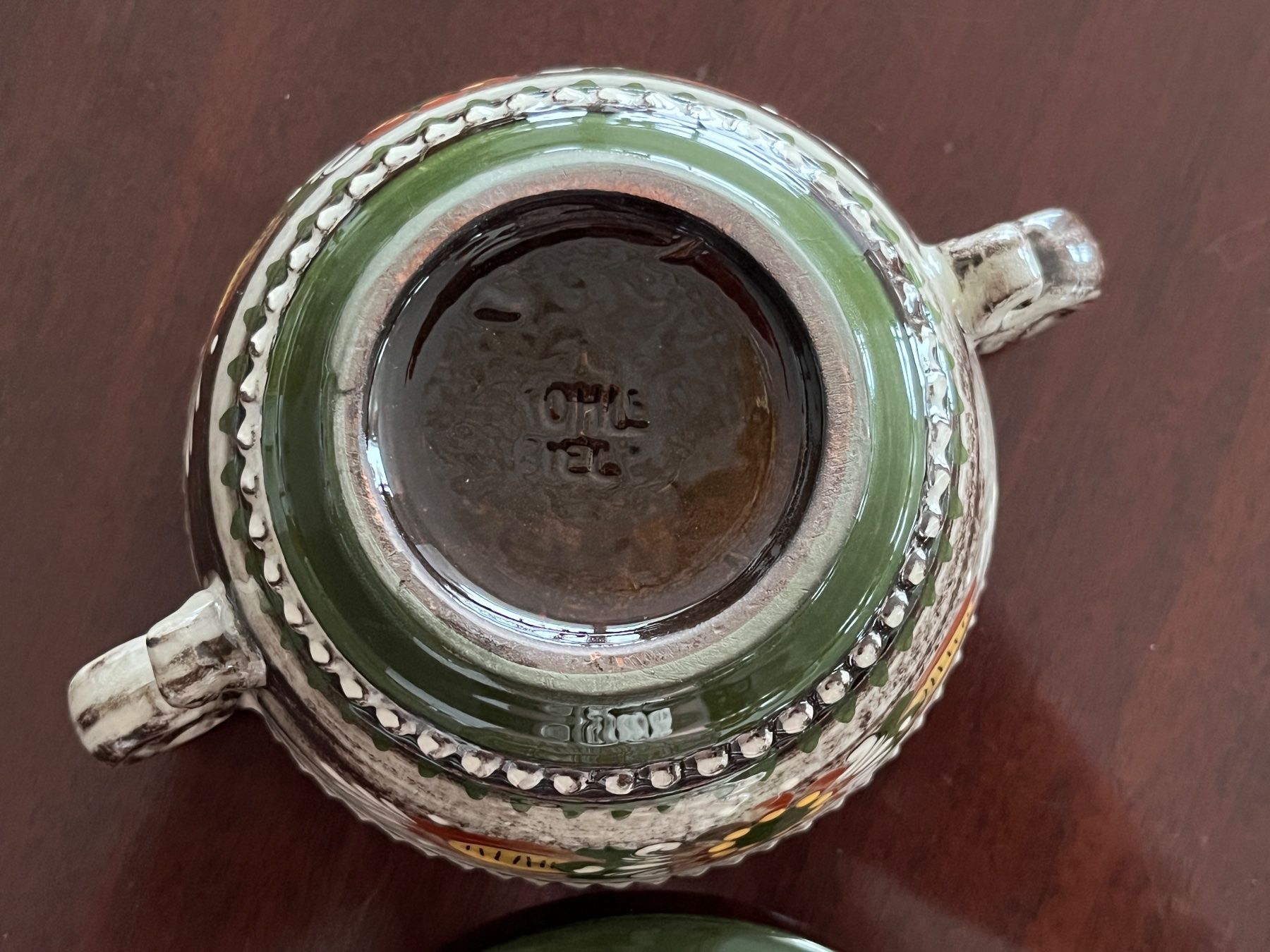 Zuckerdosen: Berner Keramik  -  Bonbonniere mit Deckel – Gebraucht aus Stetten AG von Brissago25 7