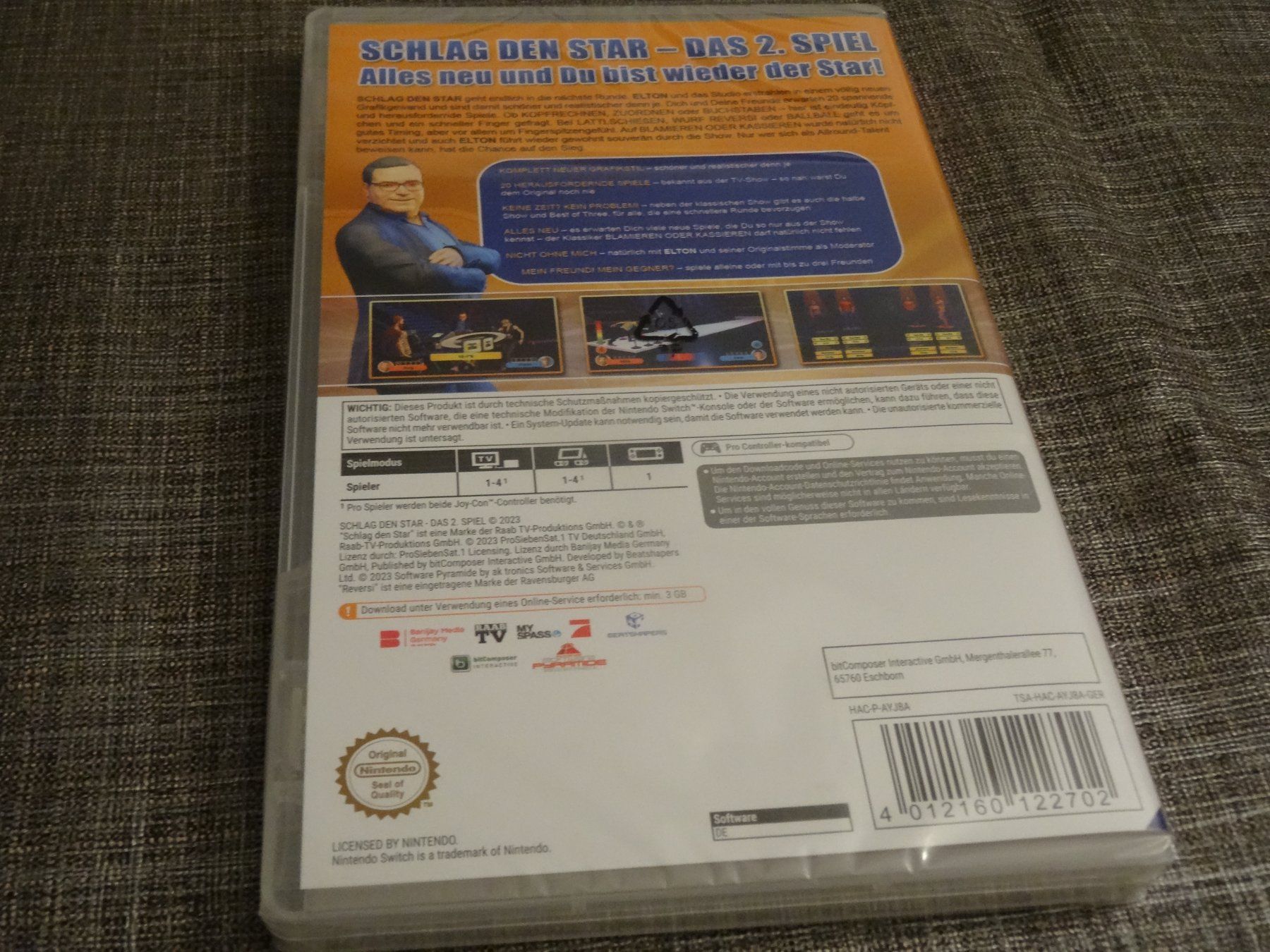 Nintendo Giochi: Schlag den Star - Das 2. Spiel - Switch NEUWARE – Nuovo e nell'imballaggio originale da Olten venduto da Disc-Ausverkauf 1