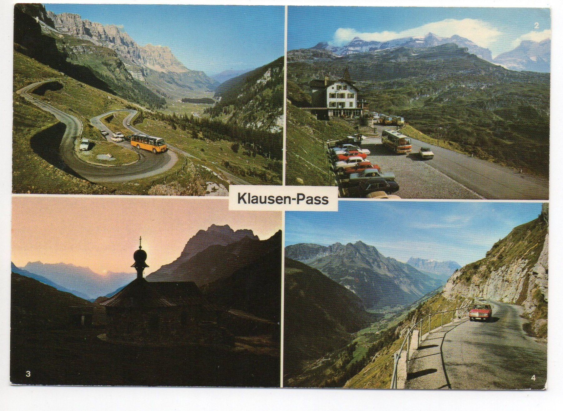 Cartes postales: KLAUSEN-PASS Auto - Bus - Postauto – D'occasion à Jona par philajona