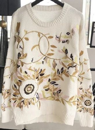 Pullover bestickt NEU Gr. 40 / 42