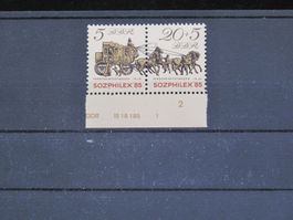 DDR 1985 SOZPHILEX Personenkutsche ZH **