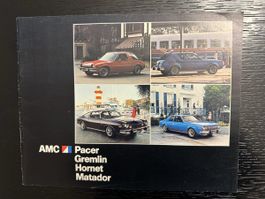 Prospekt 1976 AMC Modelle in französisch!
