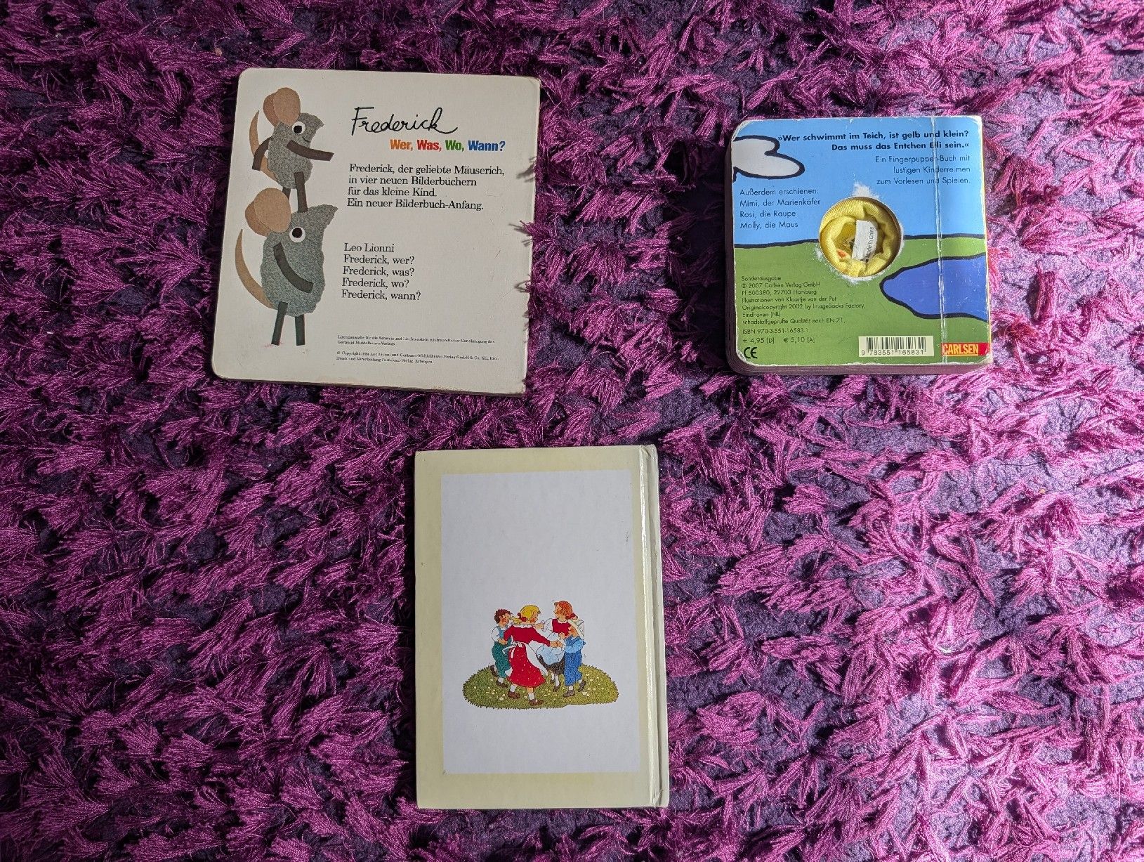 Libri: 3 Kinderbücher Schwiizer Chinderlieder/Elli das  Entchen/Wer – Usato da Thônex venduto da Dg5 2