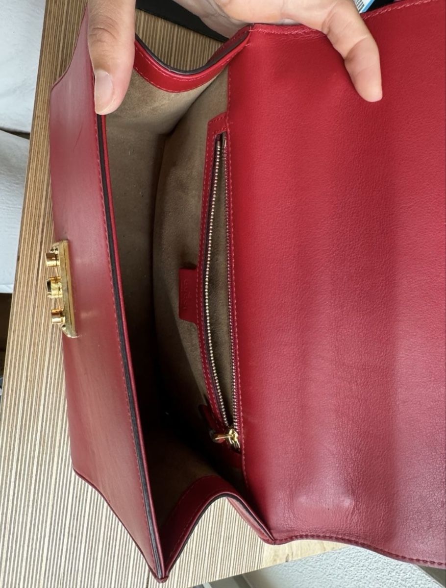 Gucci Borse da donna: Gucci Padlock Medium - Rot – Usato da Zürich venduto da viv_q97j 8