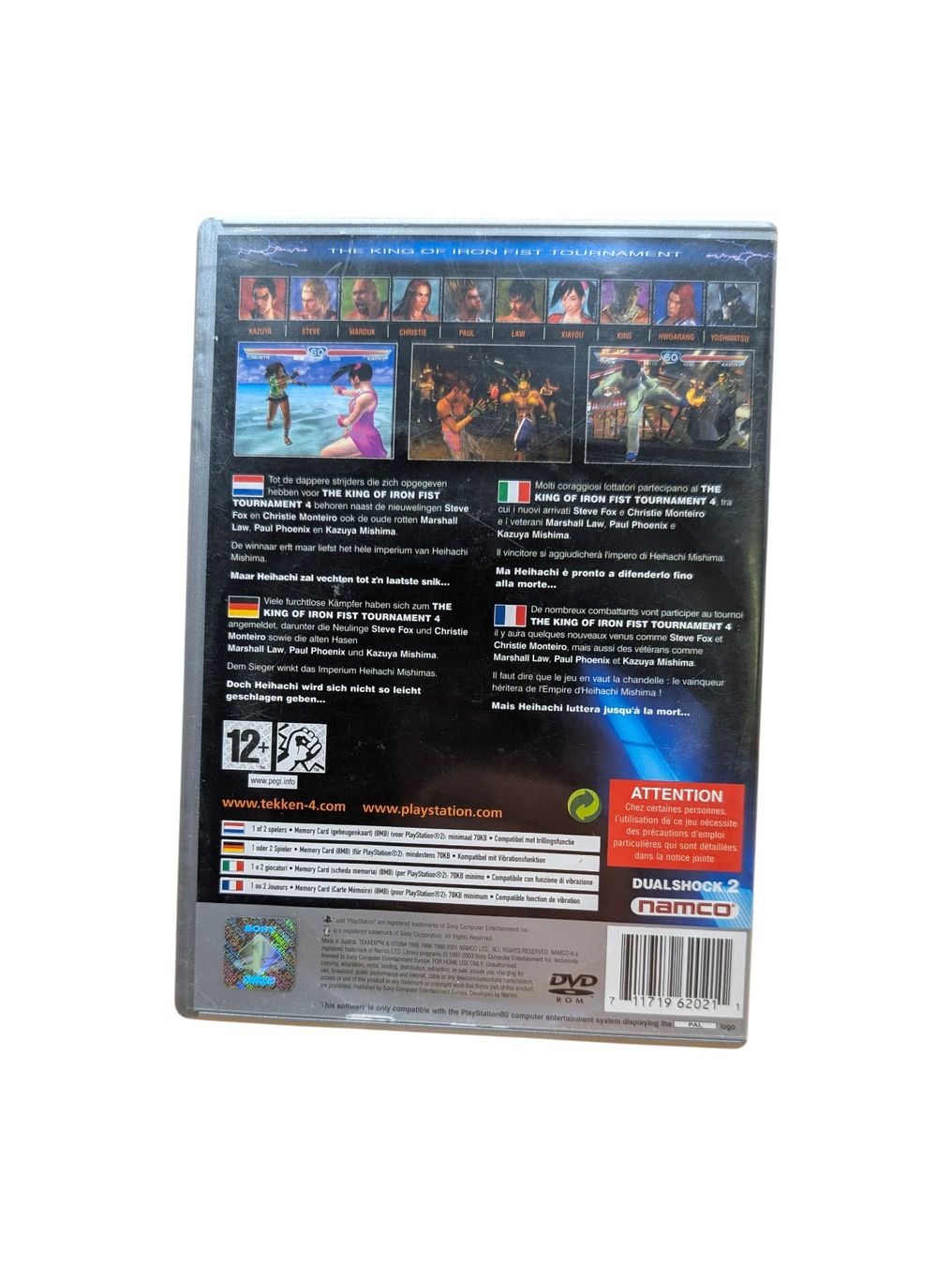Sony Giochi: Tekken 4 PlayStation 2 (PS2) – Usato da Domat/Ems venduto da IsseldorsShop 1