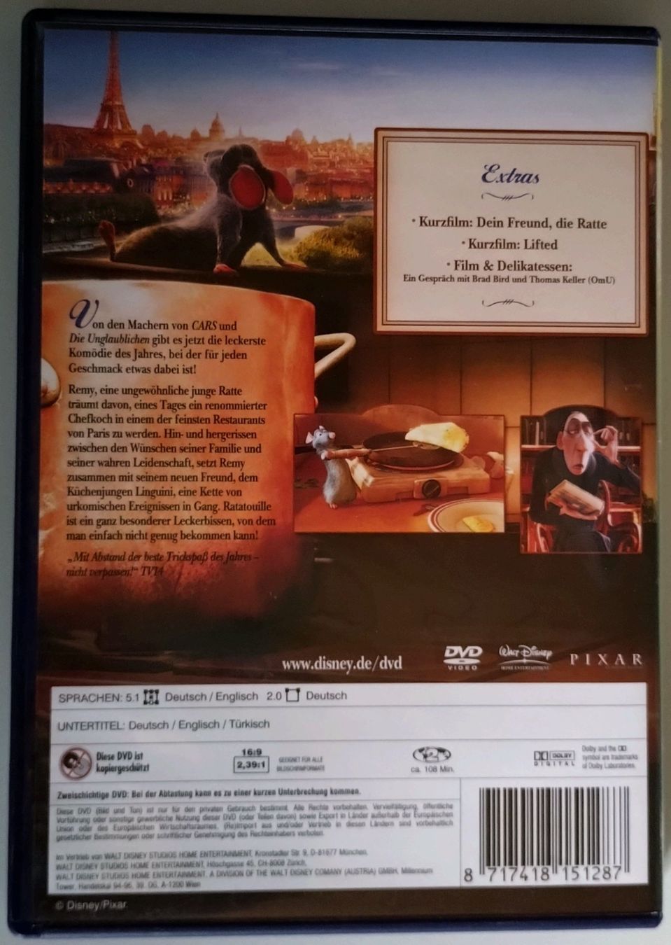 Tous les DVDs: Ratatouille DVD – D'occasion à Kreuzlingen par Karakan2412 1