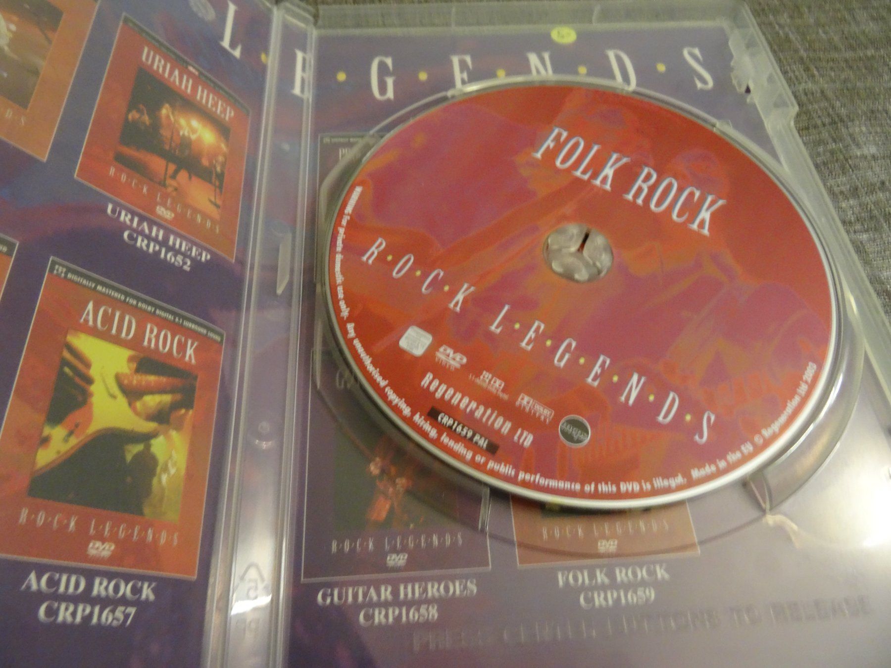 Tutti i DVDs: Folk Rock - Rock Legends - DVD – Usato da Olten venduto da Disc-Verkauf 1