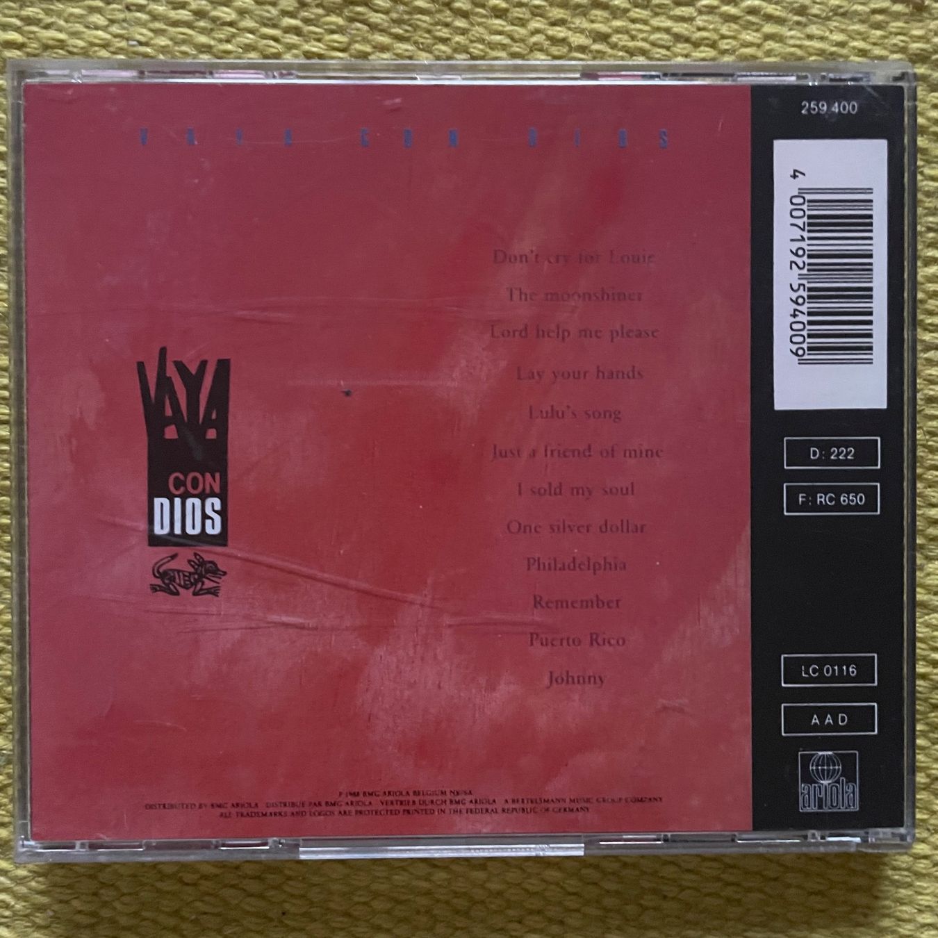 CD: VAYA CON DIOS-VAYA CON DIOS – Usato da Rorschacherberg venduto da CD-Roli 1