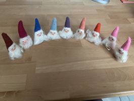 Filz Zwerge handgemacht 9 Stück
