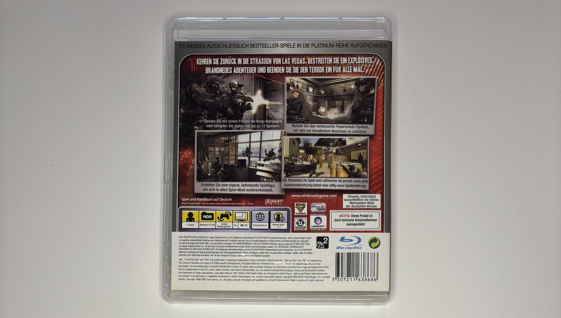 Giochi: PS3 - Tom Clancy's Rainbow Six Vegas 2 – Usato da Allschwil venduto da Bullach 2