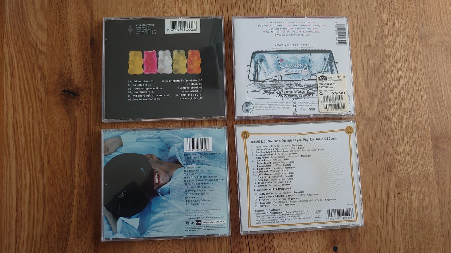 CD: 4 CDs: Marc Anthony, Mash, Queensberry, Ritmo – Usato da Pfäffikon SZ venduto da Wild0 1