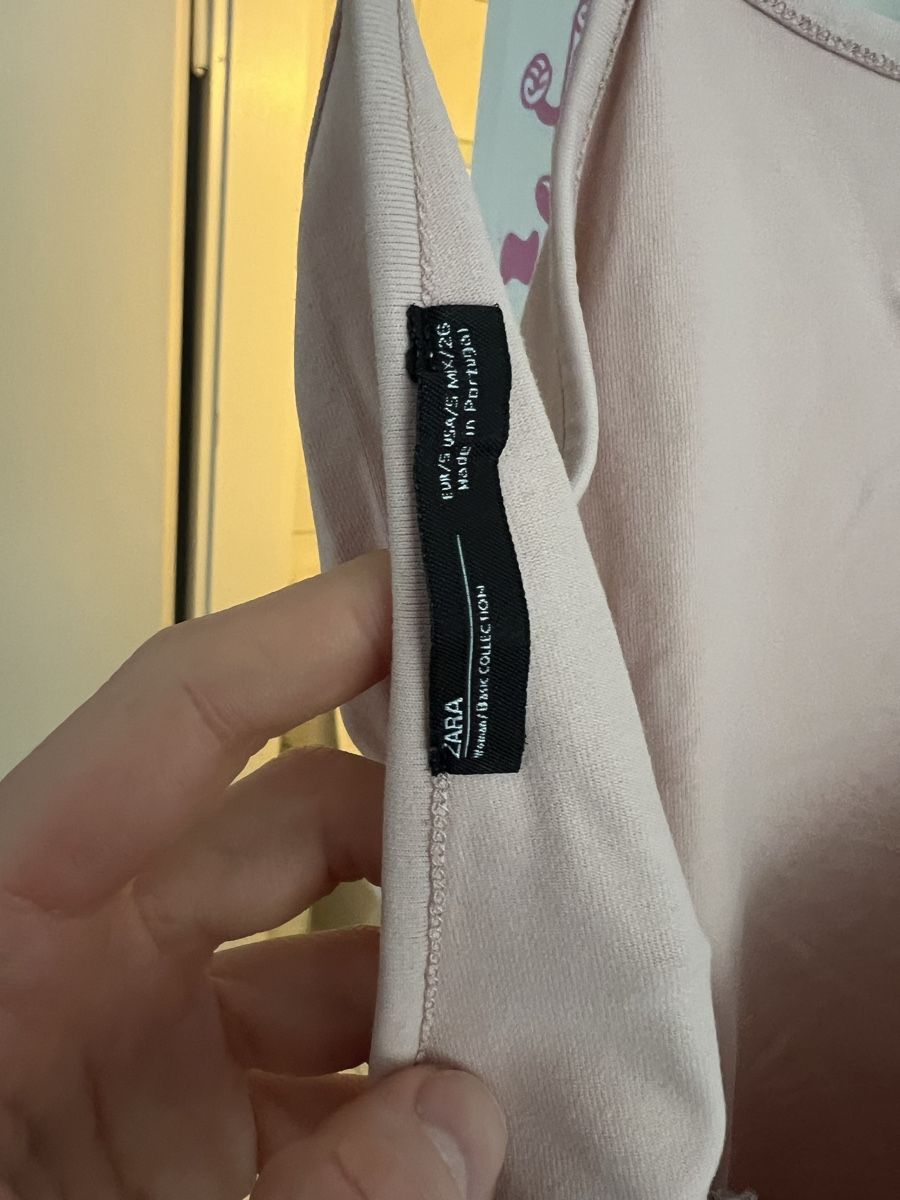 Zara Top: Zara Body, hellrosa, S, rückenfrei – Nuovo (secondo la descrizione) da Zürich venduto da sellingmystuff1 2
