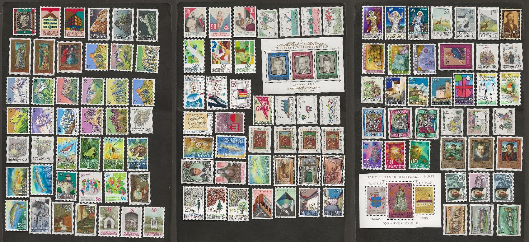 Tous les timbres: 125 Marken Liechtenstein postfrisch – D'occasion à Au ZH par xelagreb01
