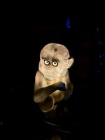 Monkey table lamp art decò 1930