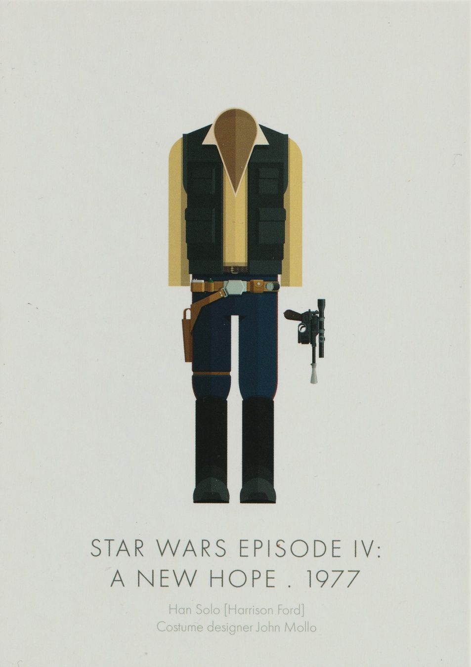 Cartoline postali: Carte postale Star Wars IV Han Solo – Nuovo e nell'imballaggio originale da Romainmôtier venduto da Oaxaca9
