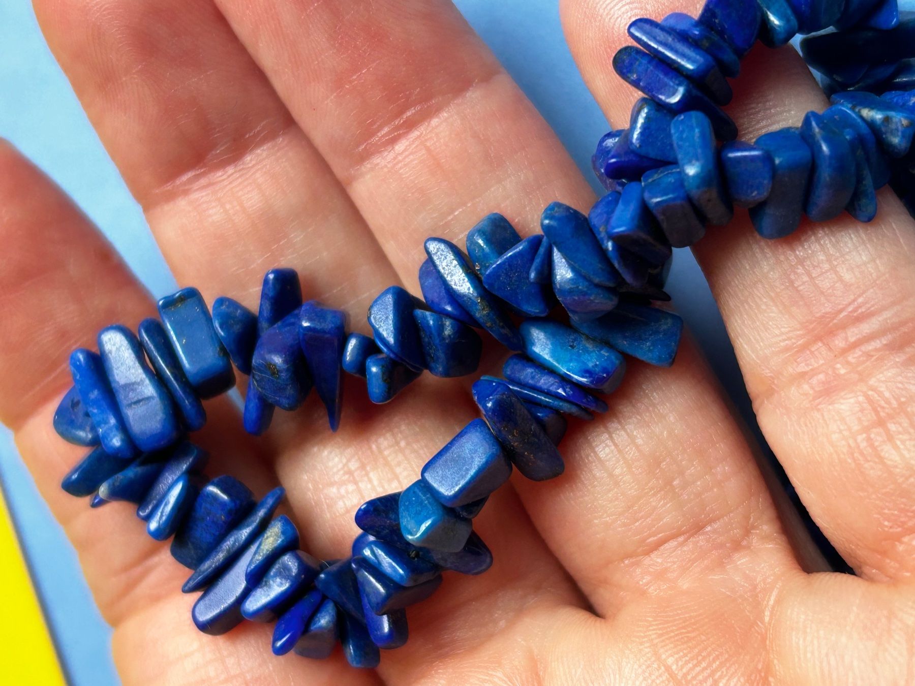 Catenine: Lapislazuli Edelstein Kette (48cm) – Usato da Laufen venduto da Bellebellezza 7