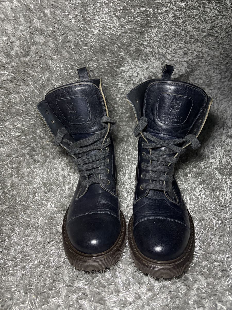 Brunello Cucinelli Scarpe da donna: Brunello Cucinelli Leather Boots Size 39 – Usato da Brislach venduto da edu_t6pq