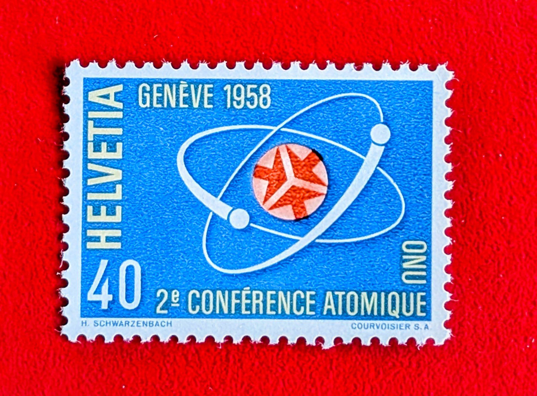 Alle Briefmarken: ATOMKONFERENZ GENF GENEVE 338 1958** POSTFRISCH – Neu (gemäss Beschreibung) aus Düdingen von Quartierstrasse