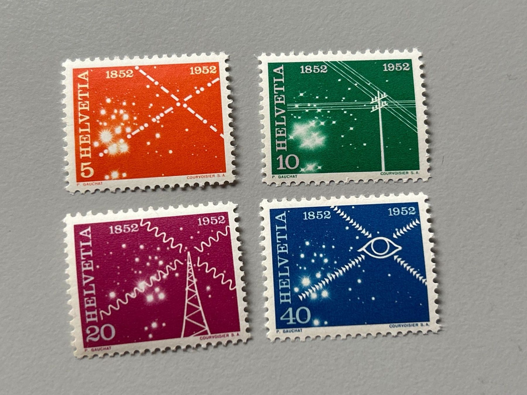 Alle Briefmarken: Briefmarke - Schweiz - 1952 - postfrisch – Neu (gemäss Beschreibung) aus Villnachern von RicardoMary