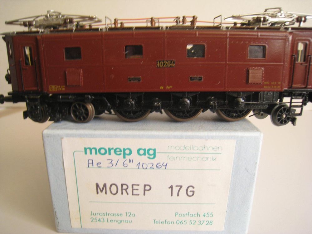 Morep SBB Ae3/6 III 10264 braun, Historische Lok,Rp. 25Räder (Gebraucht ...